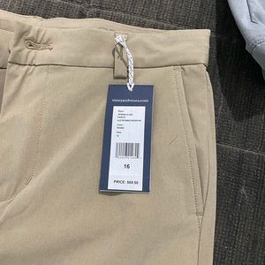 Vineyard vines breaker pant khaki size 16